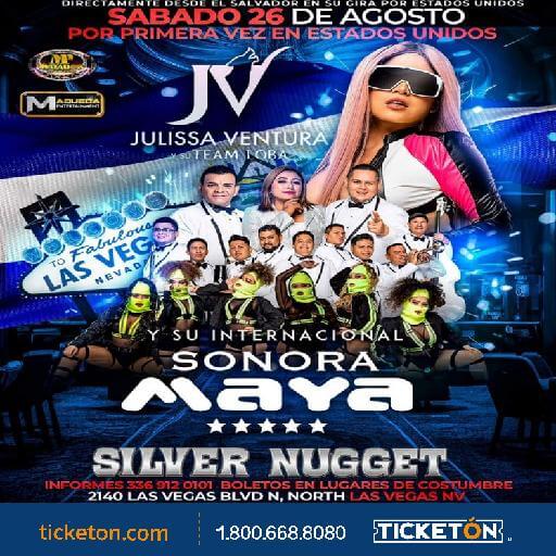 Julissa Ventura y la Internacional Sonora Maya se presentan en los eventos en Las Vegas en agosto que trae el Jefebet Event Center